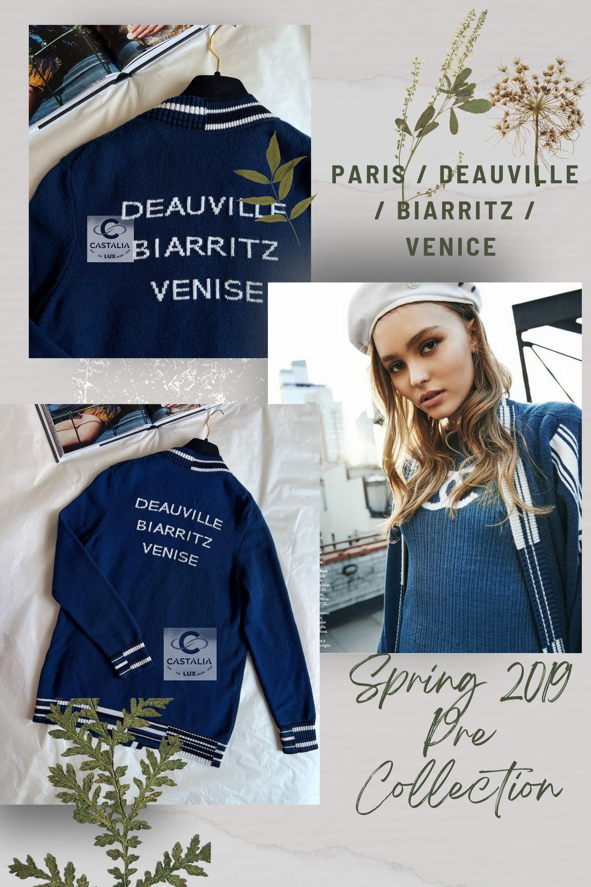 Chanel Lily Rose Depp Style Cashmere Cardigan In Excellent Condition In Dubai, AE