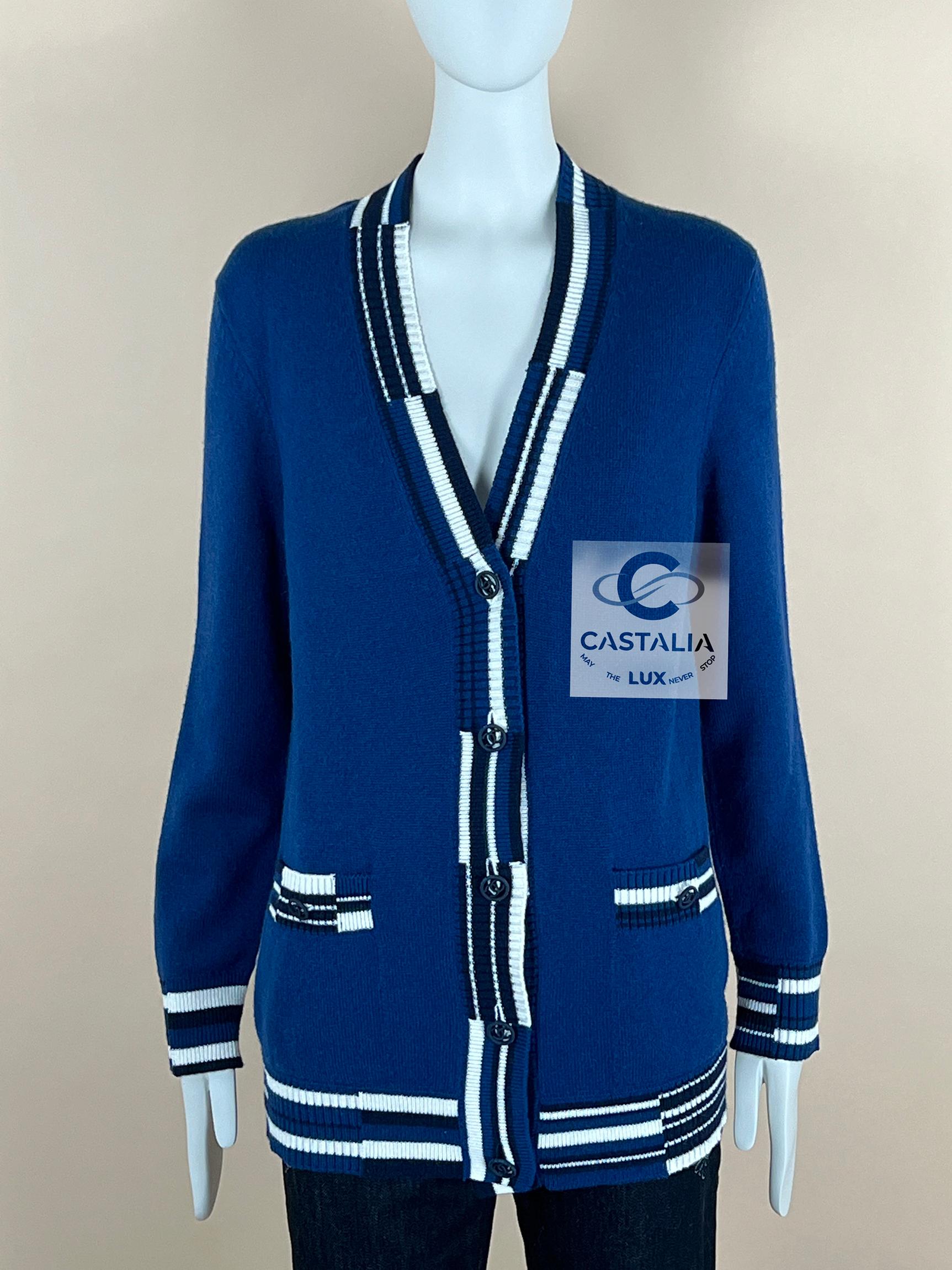 Chanel Lily Rose Depp Style Cashmere Cardigan 2