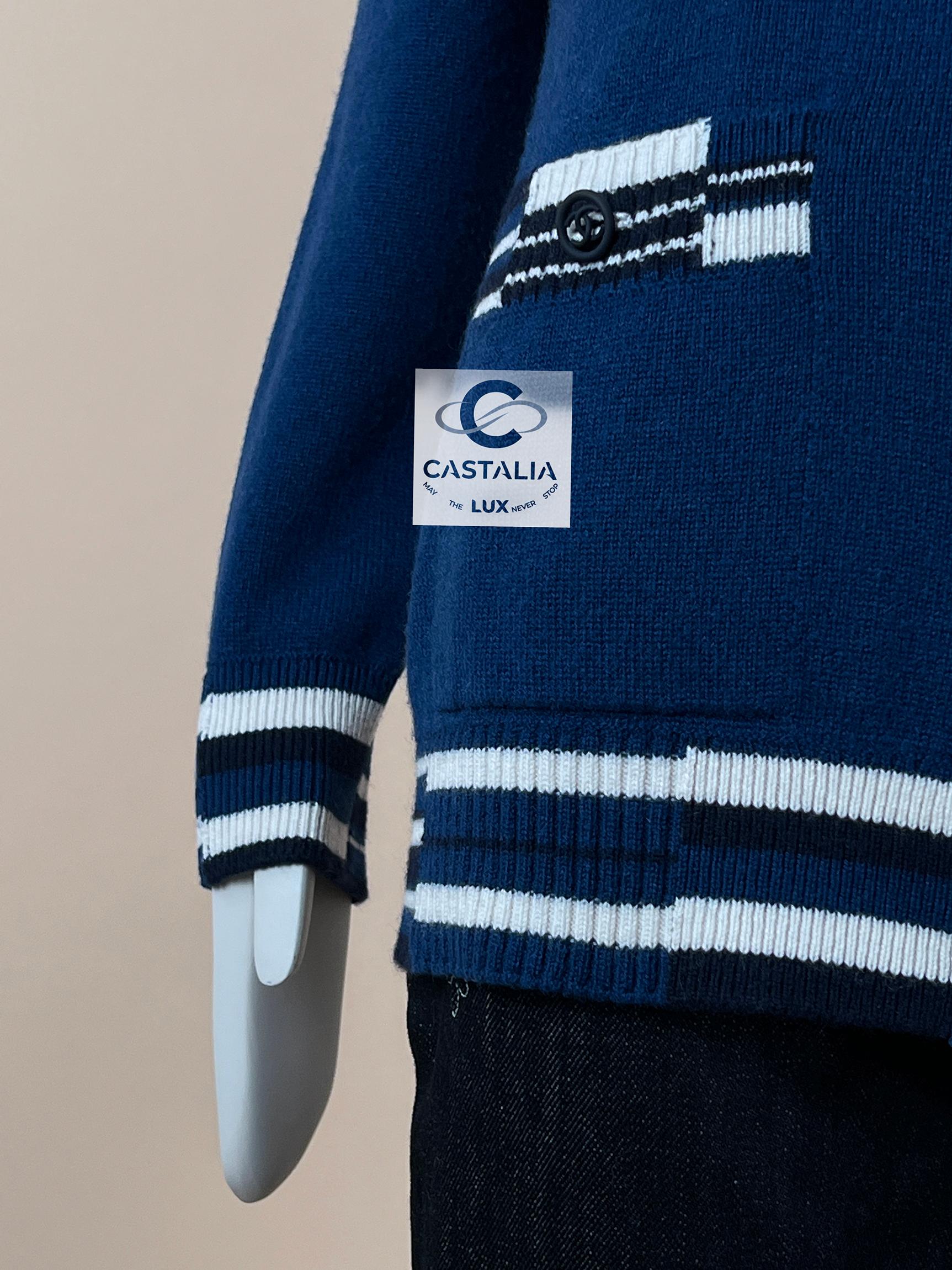 Chanel Lily Rose Depp Style Cashmere Cardigan 4