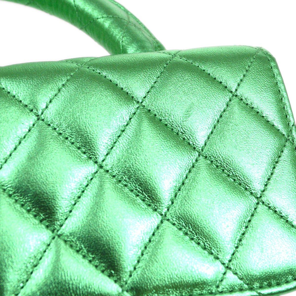lime green chanel bag