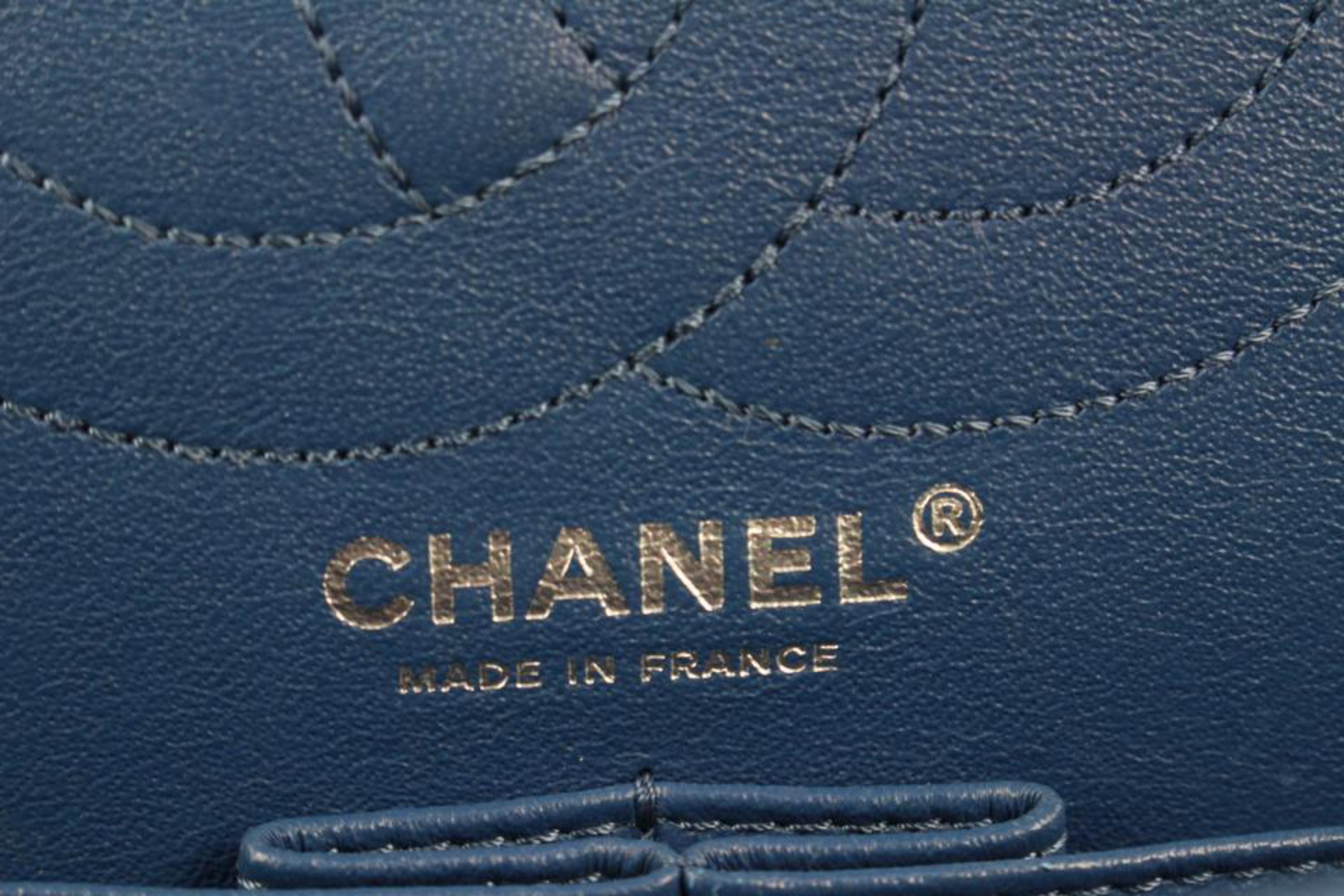 Gray Chanel Limited Blue Denim 2.55 Reissue Classic 226 Flap Bag 50c128s