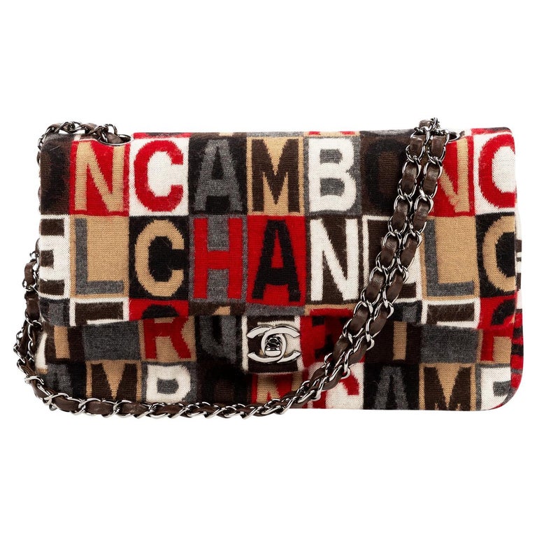 Chanel Limited Edition 2006 Cambon Patchwork Double Flap Bag For