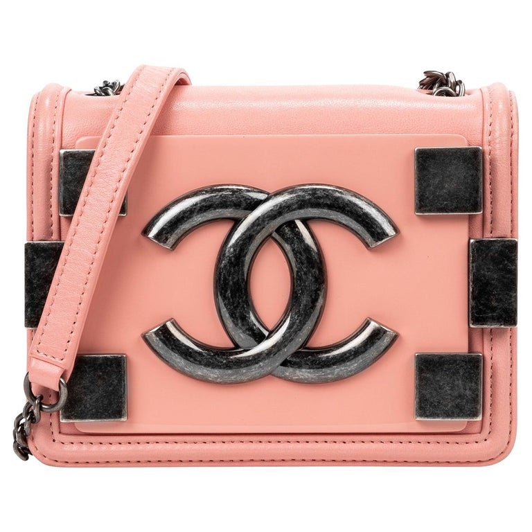 Chanel White Quilted Lambskin Small Funky Town Flap Bag For Sale