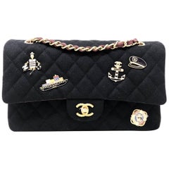 CHANEL Limited Edition 2018 Cruise, black felt