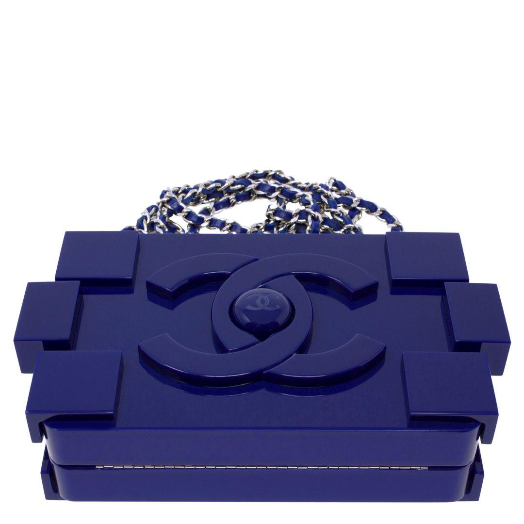 Women's or Men's Chanel Limited Edition Blue Lego Brick Bag