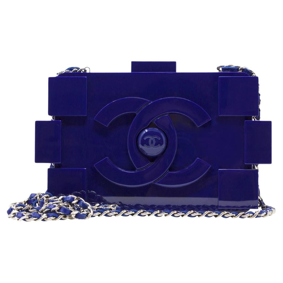 Borsa Chanel in edizione limitata con mattoncini Lego blu su 1stDibs