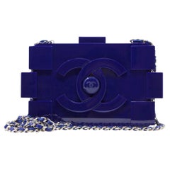 Chanel - Sac à briques Lego bleu édition limitée