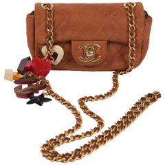 Chanel Limited Edition Camel Charm Mini Crossbody Bag