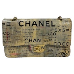 Chanel Limited Edition Graffiti Double Flap Bag Chanel Limited Edition Graffiti Double Flap Bag