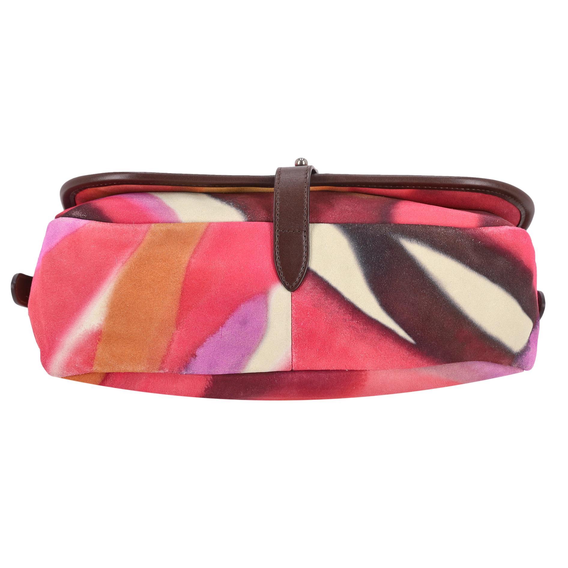 Chanel Limited Edition Graffiti Flower Power Nubuck Messenger en vente 1