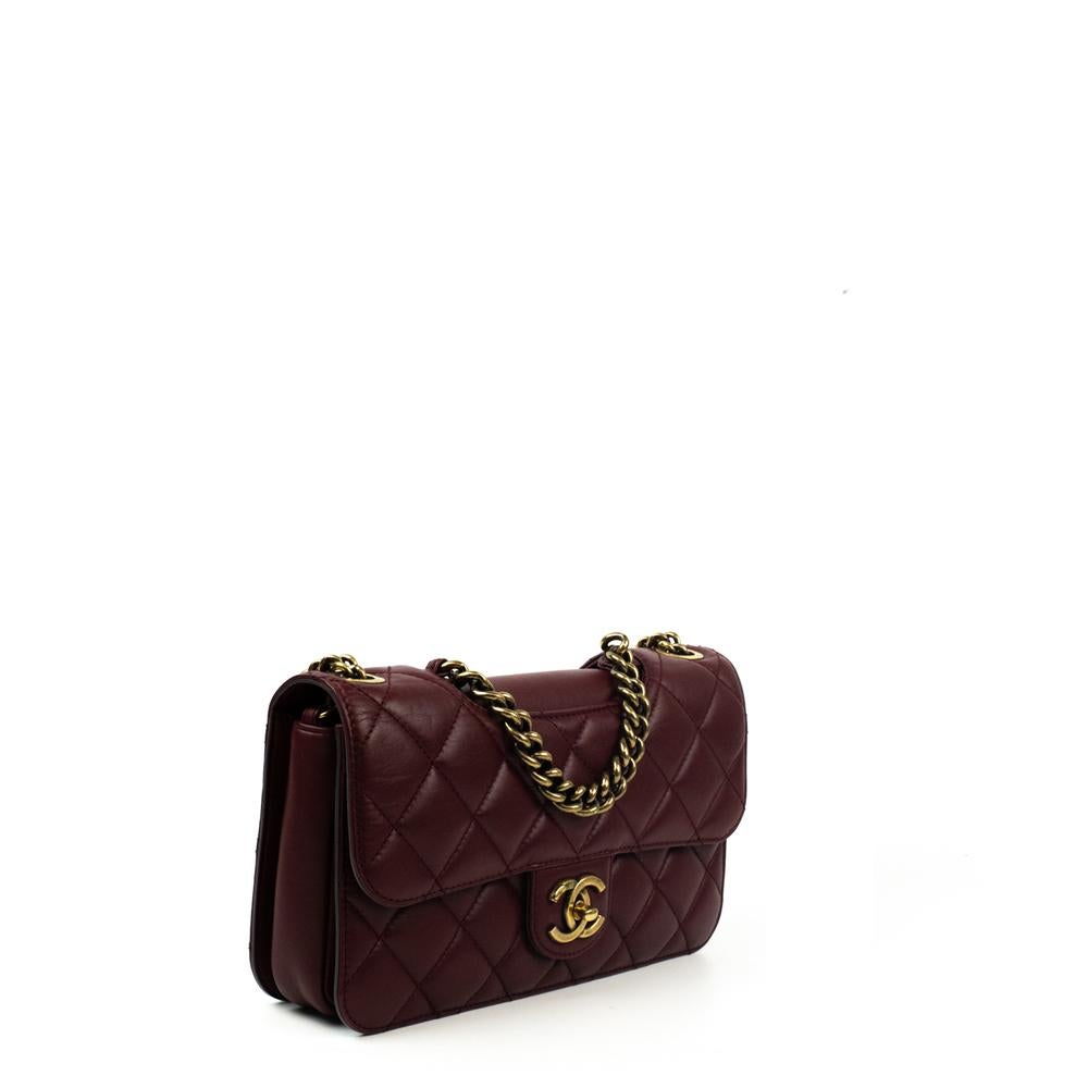 CHANEL, Limited Edition in burgundy leather