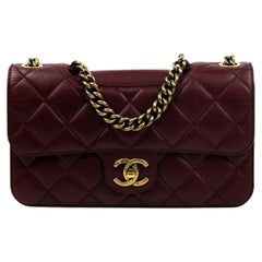 CHANEL, Limited Edition in burgundy leather