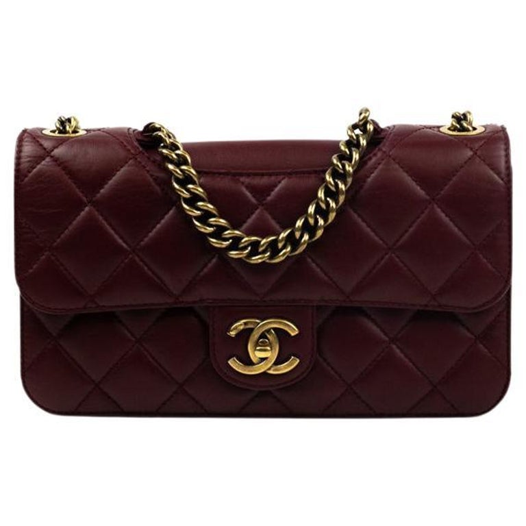 CHANEL, Limited Edition in burgundy leather at 1stDibs