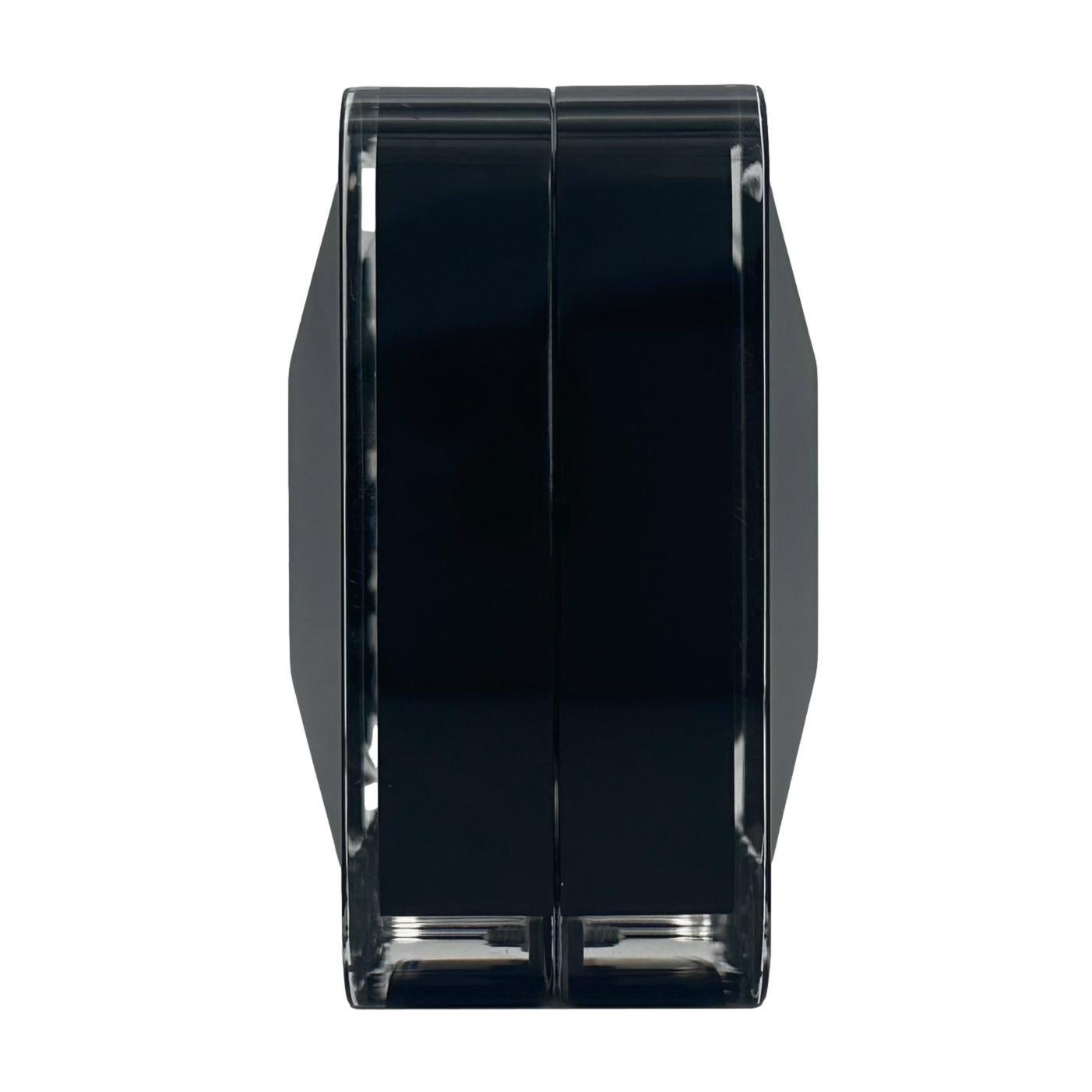 Chanel Limited Edition Minaudière Black Runway Lucite Wristlet Clutch Bag, 2005. For Sale 1
