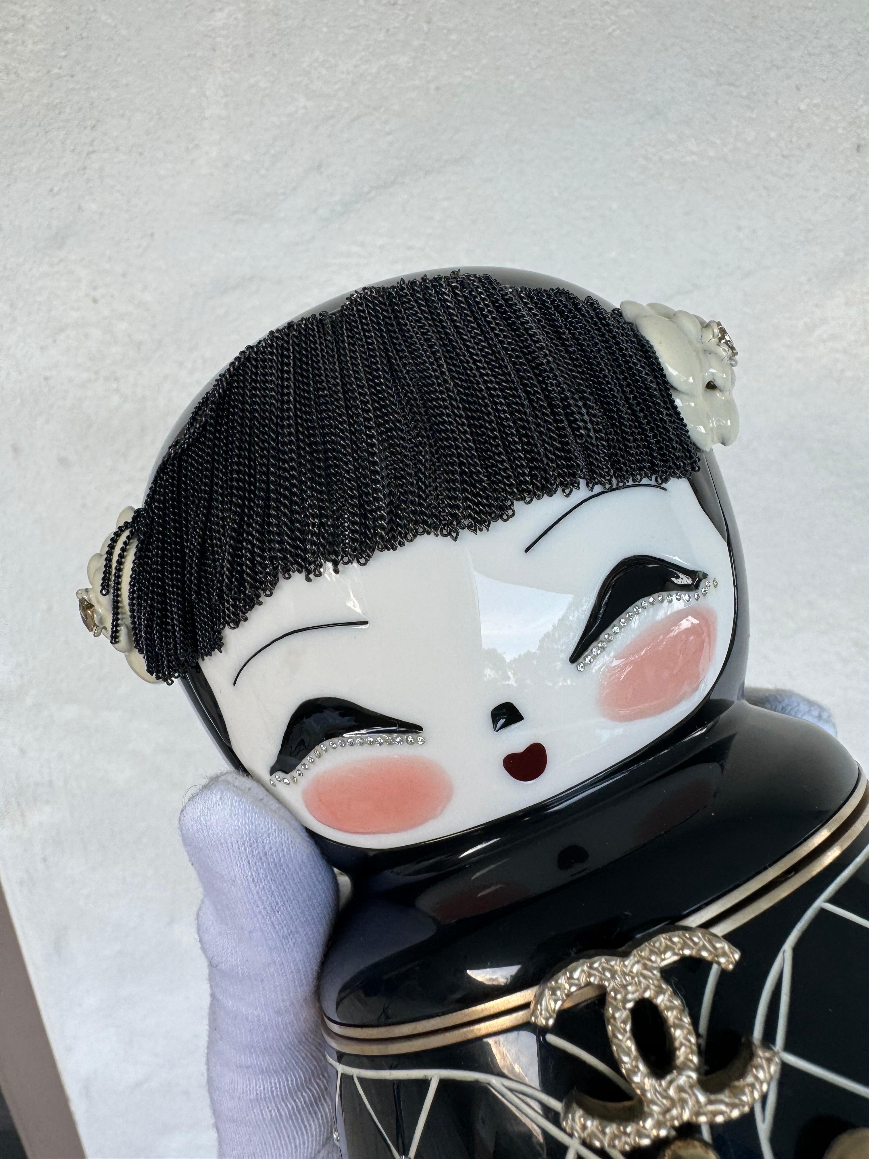 da uomo o donna Pochette Chanel in edizione limitata Paris- Shanghai China Doll