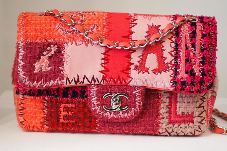 Chanel limited edition patchwork shoulder bag at 1stDibs