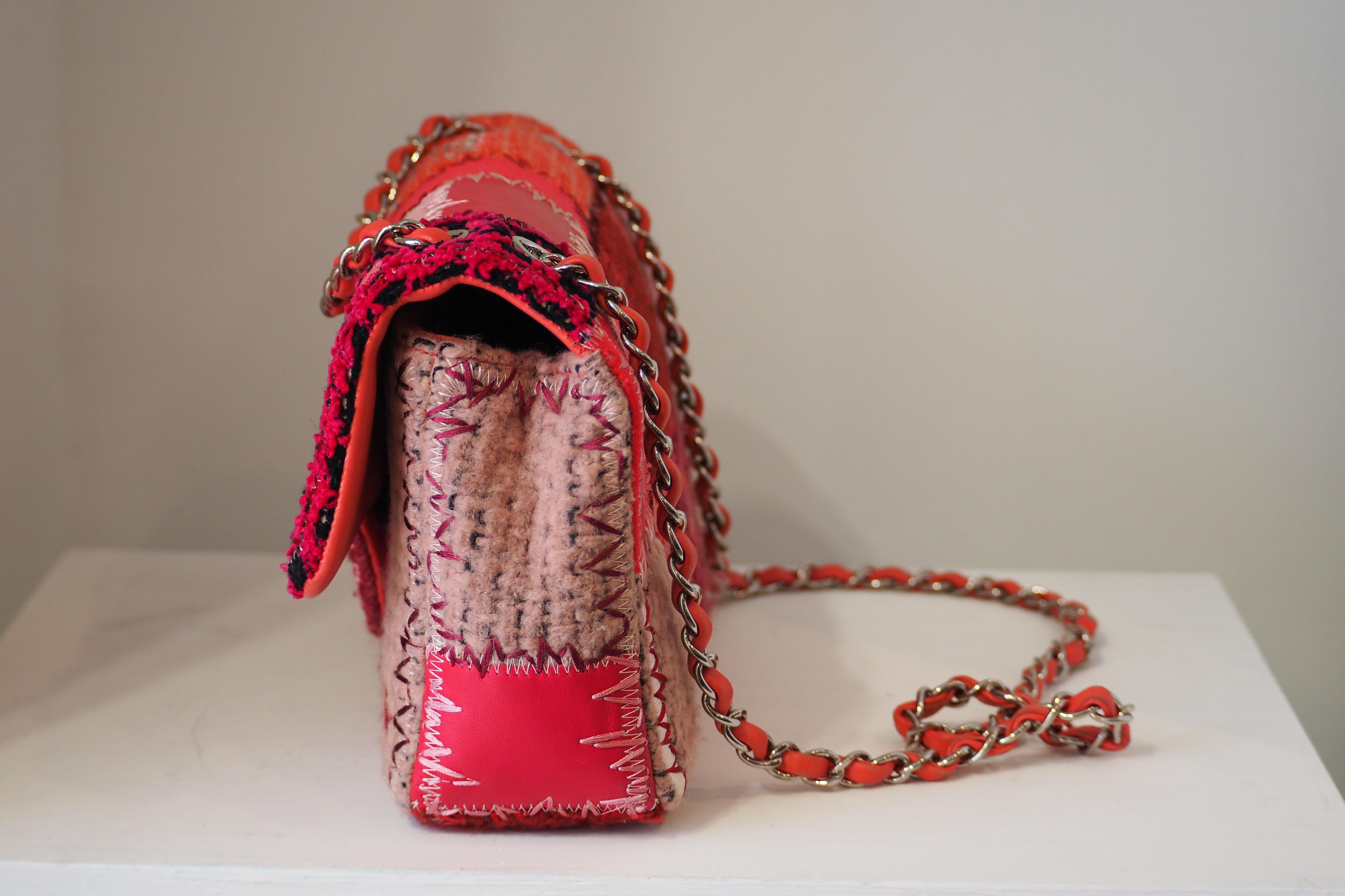 Borsa a tracolla Chanel patchwork in edizione limitata in vendita 5