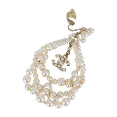 Chanel Limited Edition Pearl Earrings 15A