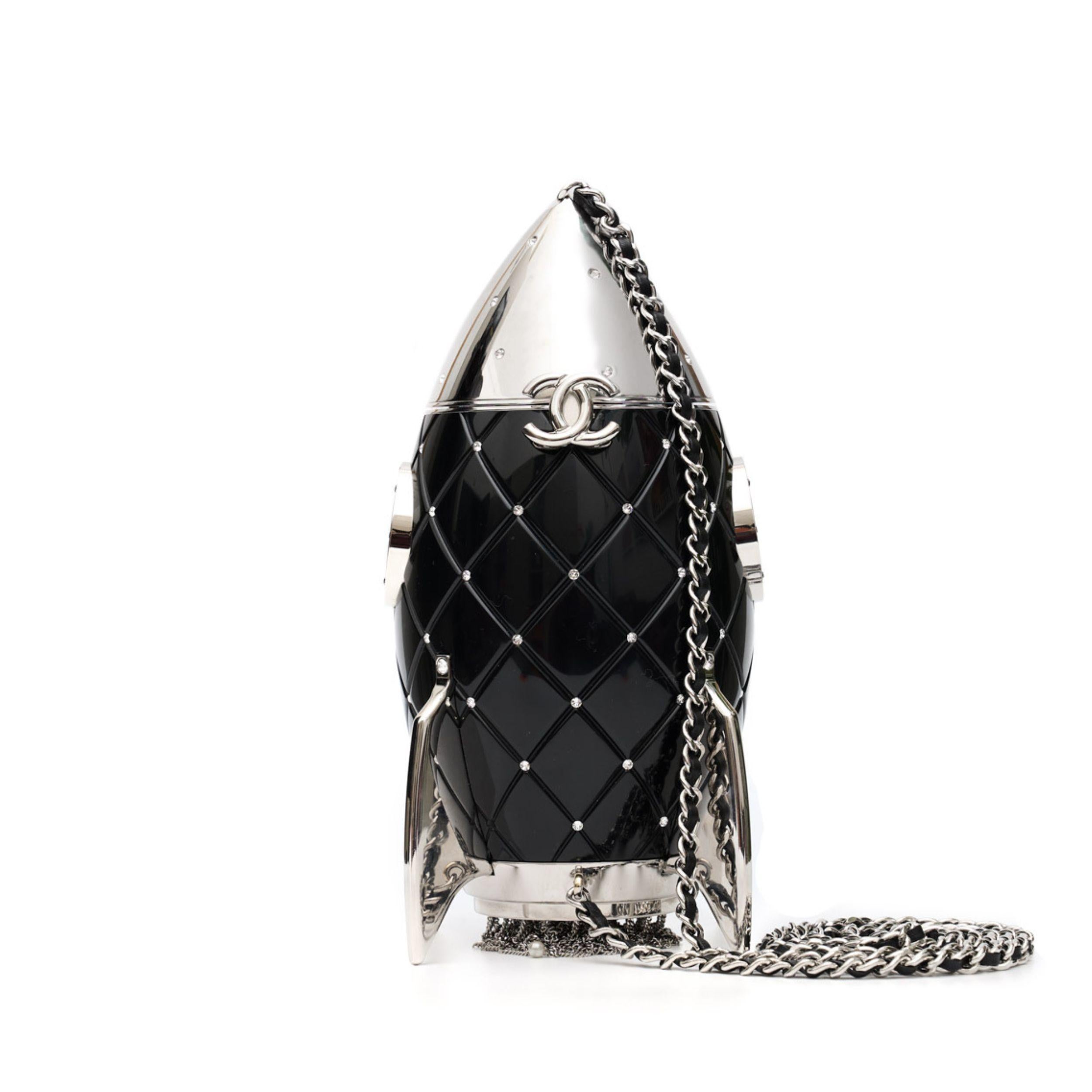 Black Chanel Limited Edition Rocket Bag