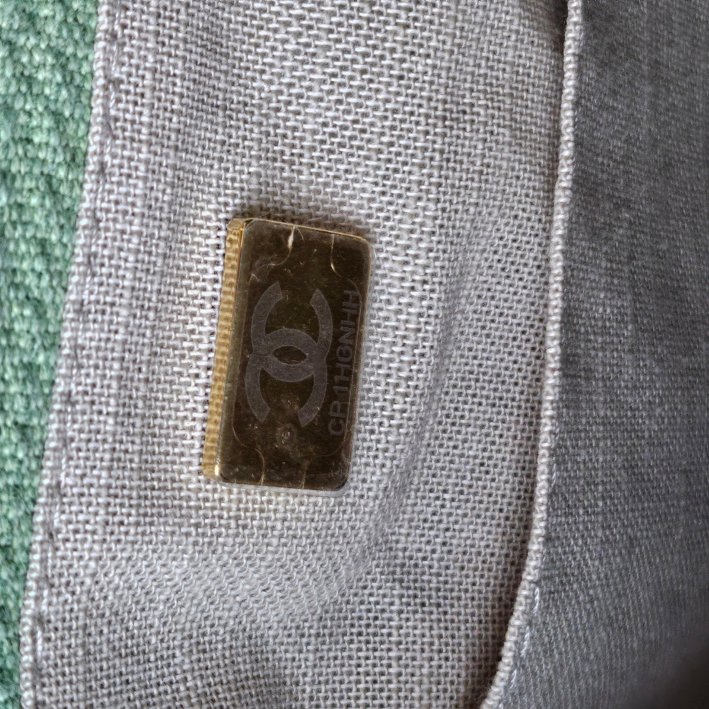 Chanel Limited Edition Small Deauville Tote Green Excellent état - En vente à Denver, CO