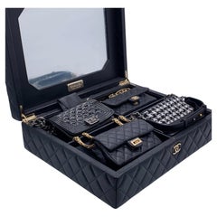 Chanel Limited Edition Success Story Set of 4 Micro Mini Bags with Quilted Trunk