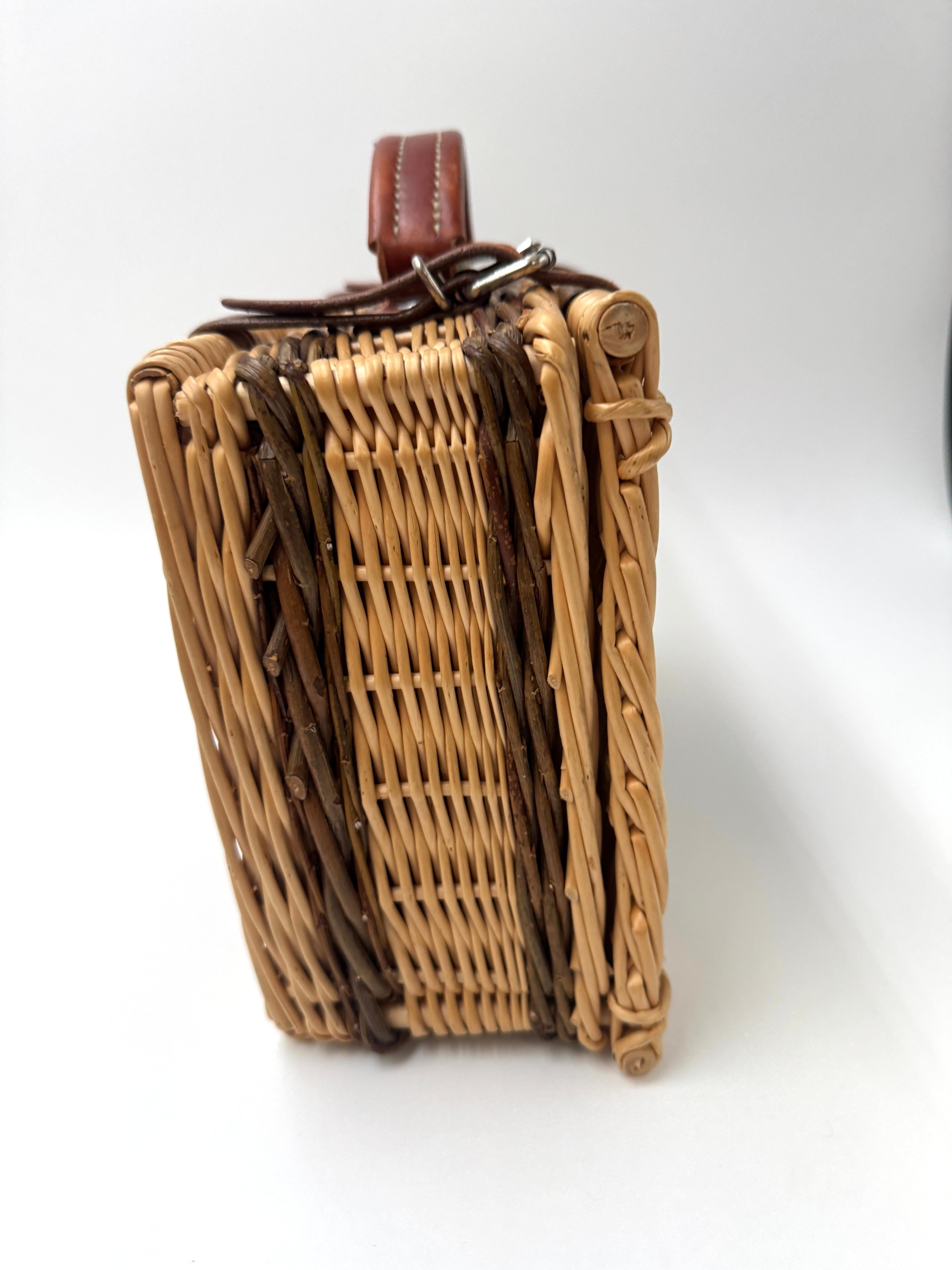 Chanel Limited Edition Wicker Petanque Bocce Ball Set For Sale 4