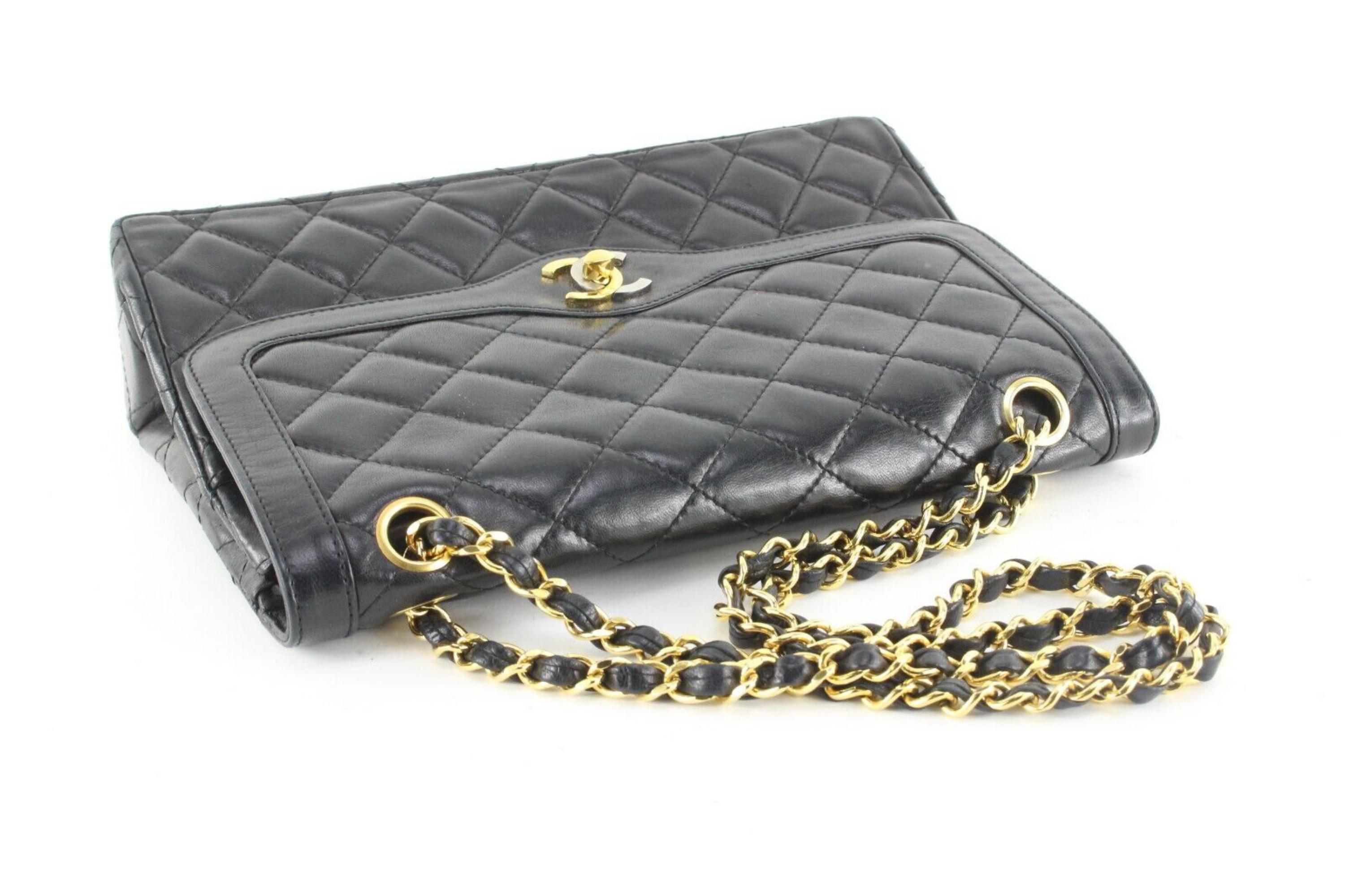 Women's Chanel Limited Paris Two-Tone CC Medium Classic Double Flap 3CC0406