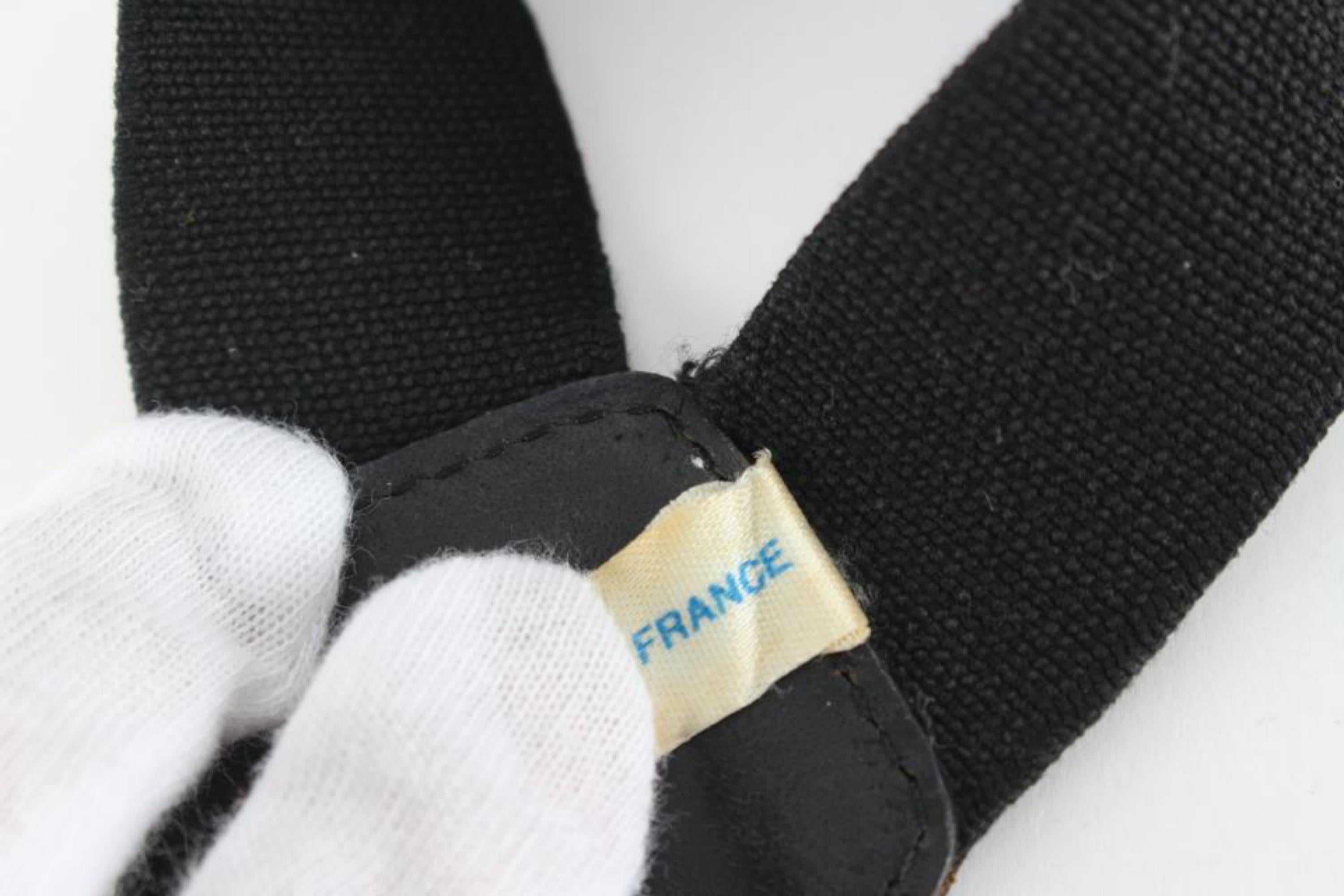 Chanel Limited Runway Black CC Logo Suspenders 37cc811s For Sale 5