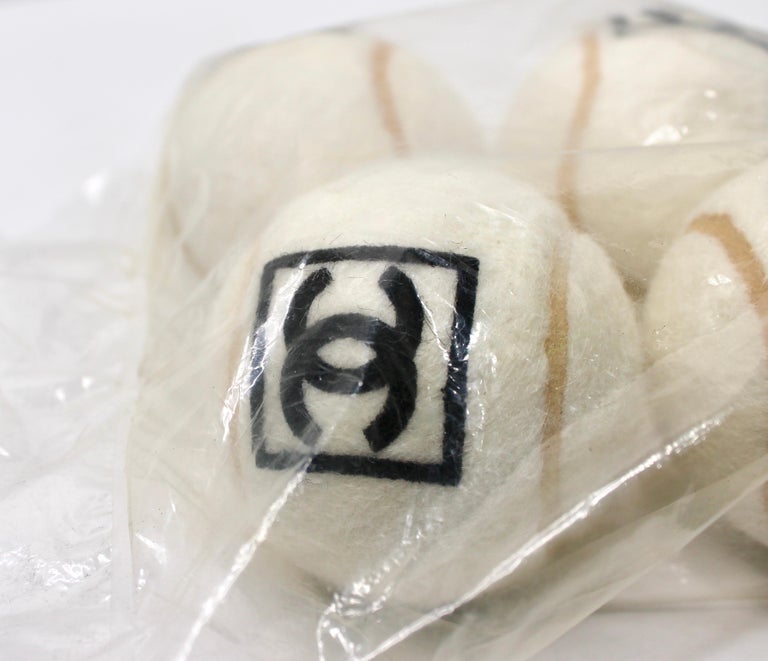 Chanel Limited Sports Edition Set of 4 Tennis Balls Unopened For