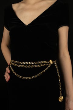 Chanel lion belt by Karl Lagerfeld circa 1980