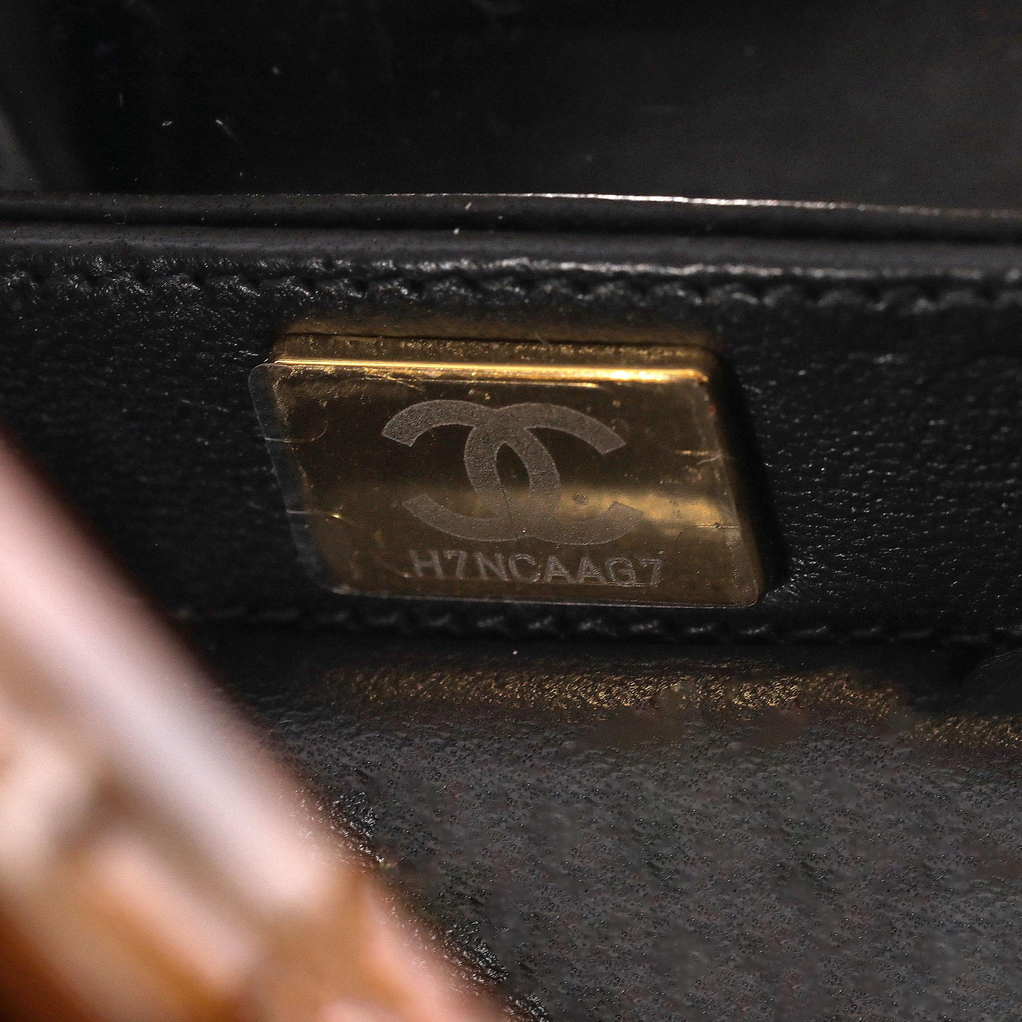 Chanel Lion Head Pearl & Leather Evening Bag For Sale 5