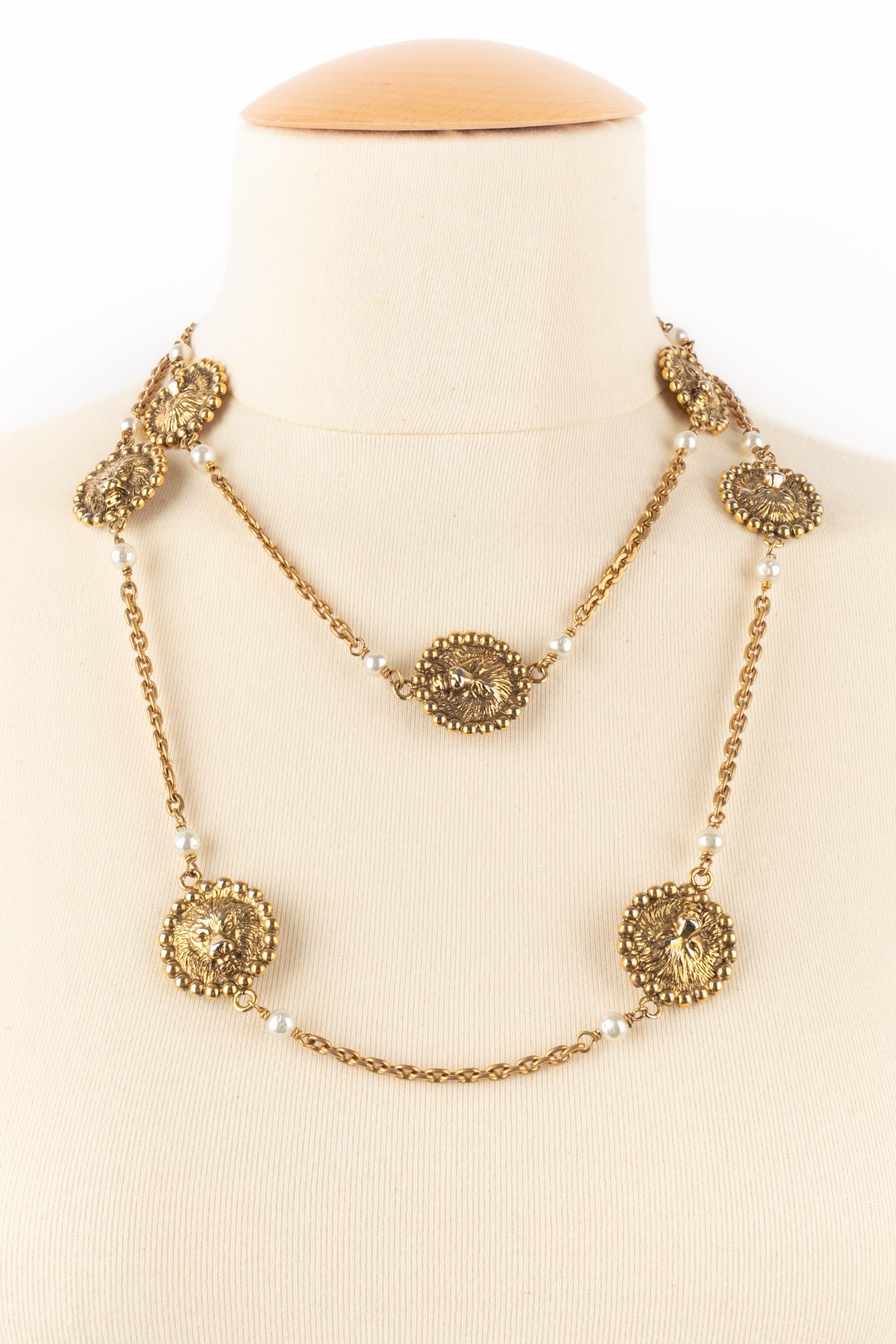 Chanel Lion Necklace, 1980s 1
