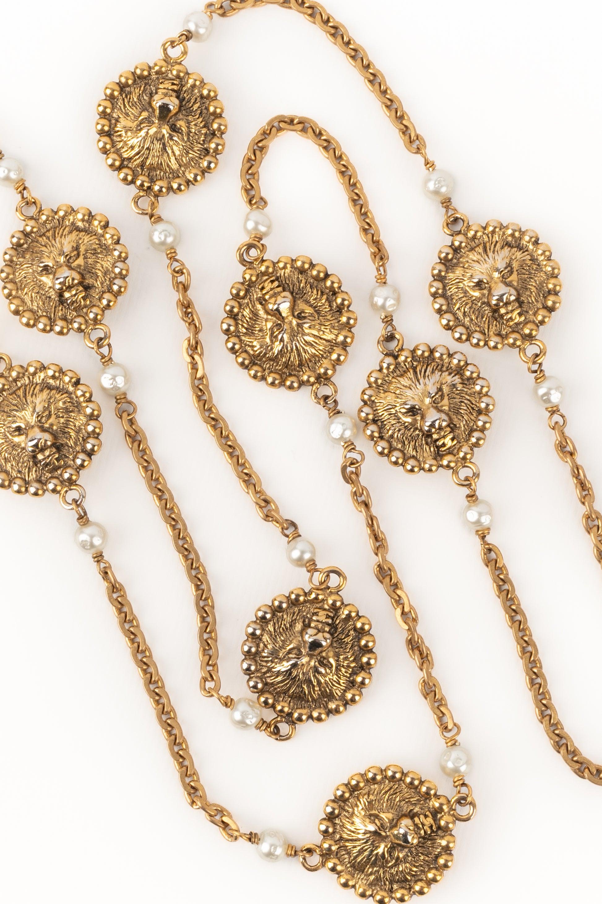 Chanel Lion Necklace, 1980s 3