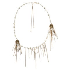 Chanel lion necklace by Karl Lagerfeld Haute couture Fall-Winter 2010-2011