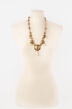 Chanel lion necklace