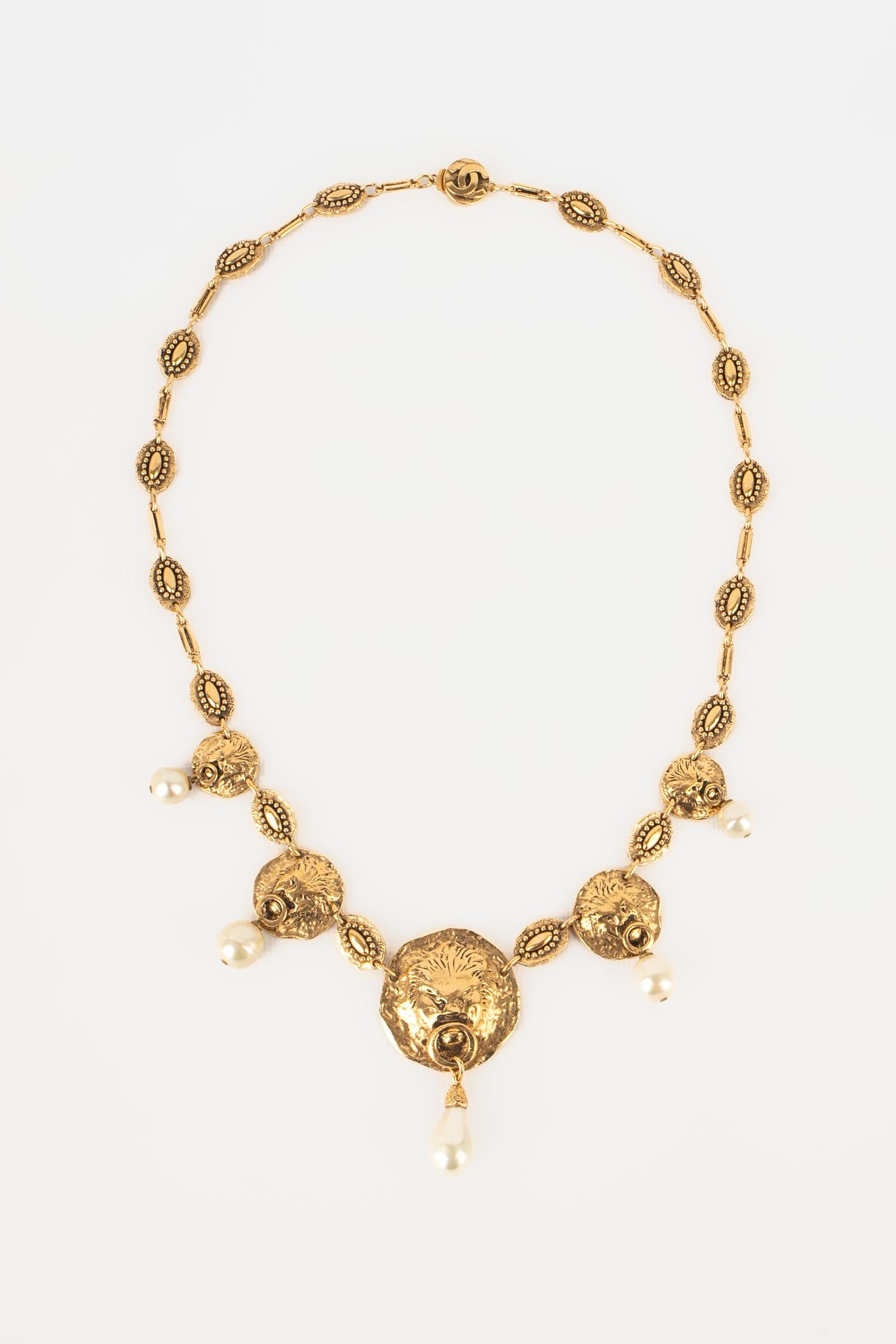 Chanel lion necklace 1