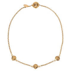 Chanel lion necklace