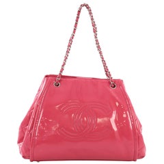 Chanel Lipstick Accordion Tote Patent Vinyl Large