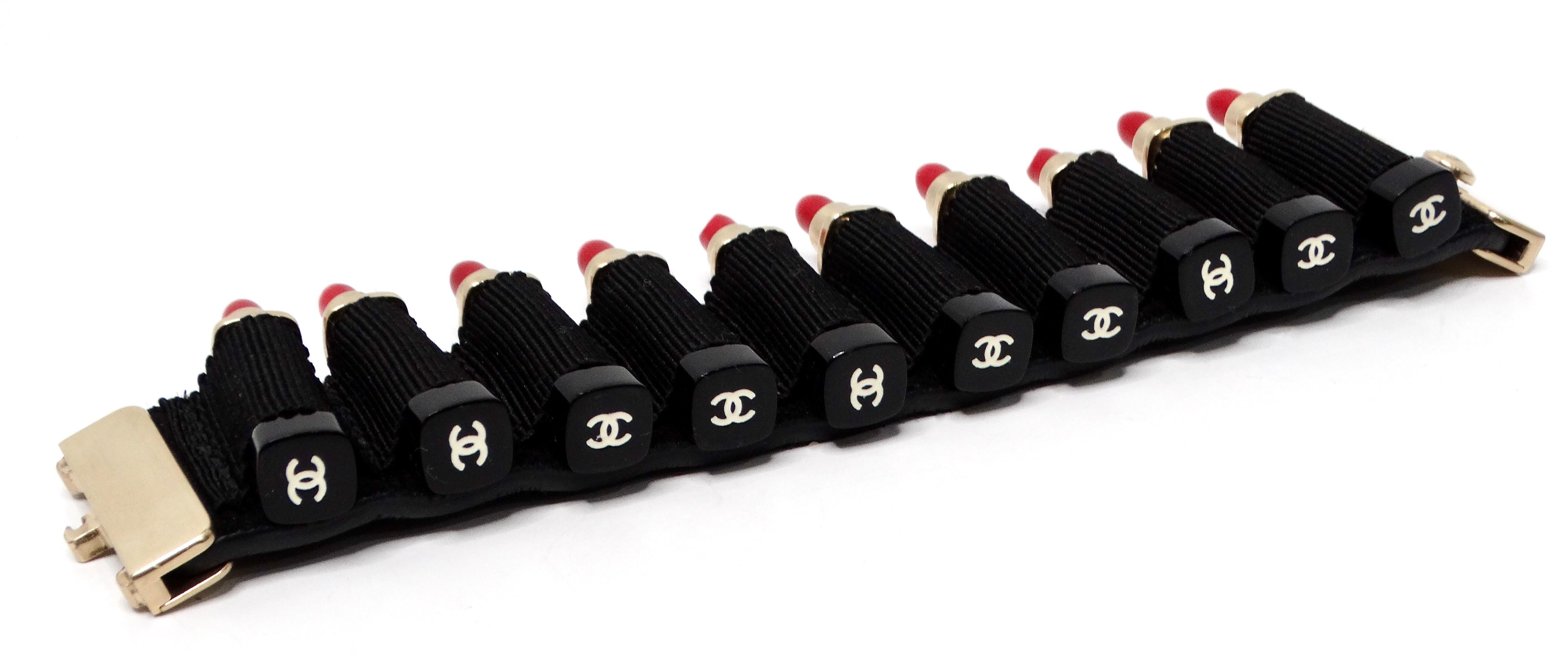 Chanel Lipstick Ammunition Cuff Bracelet 2014 For Sale 3
