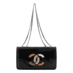 Chanel 2010s Clear Orange Vinyl Flap Bag · INTO