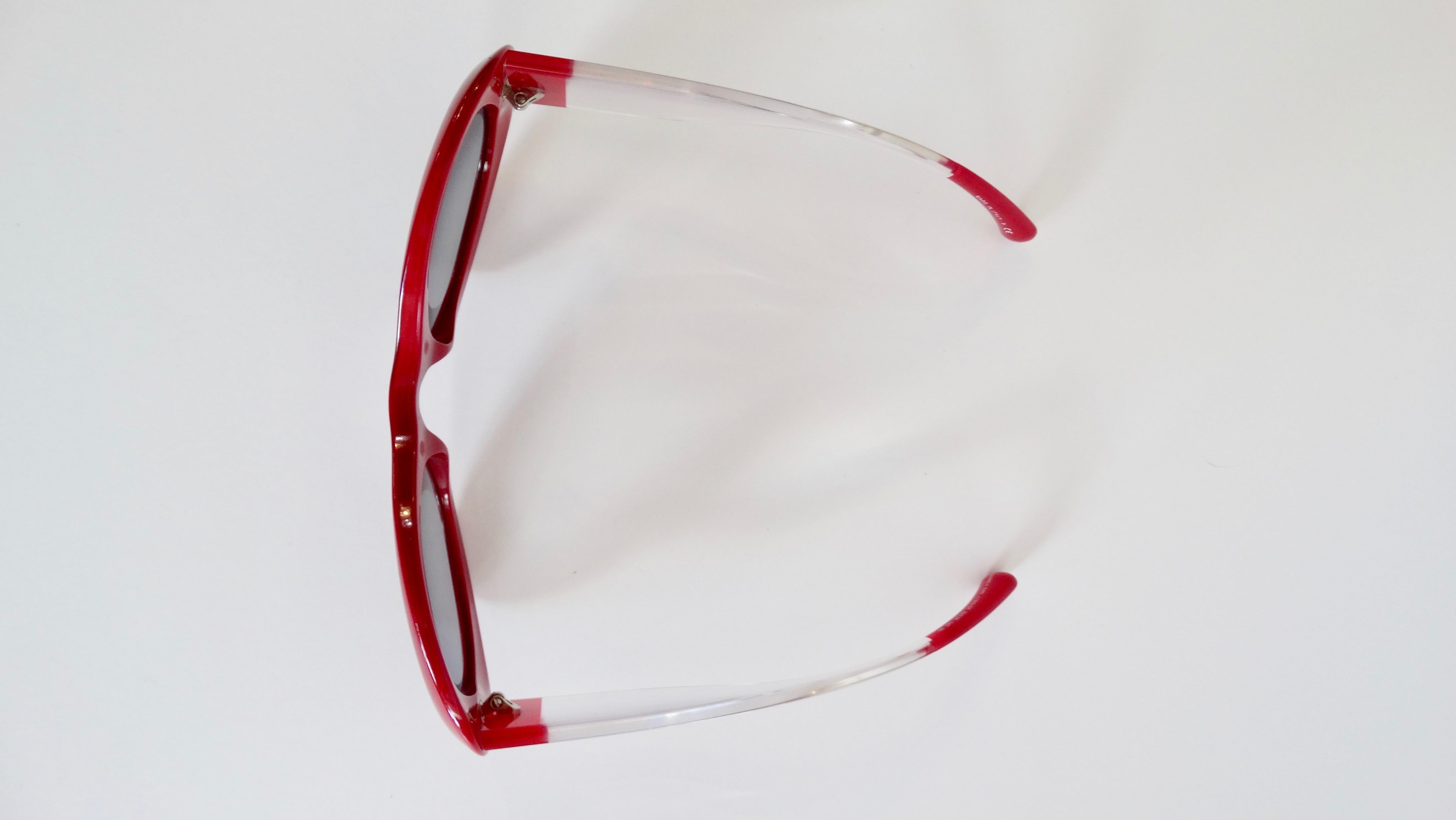 Brown Chanel Lipstick Red Crystal Dream Sunglasses