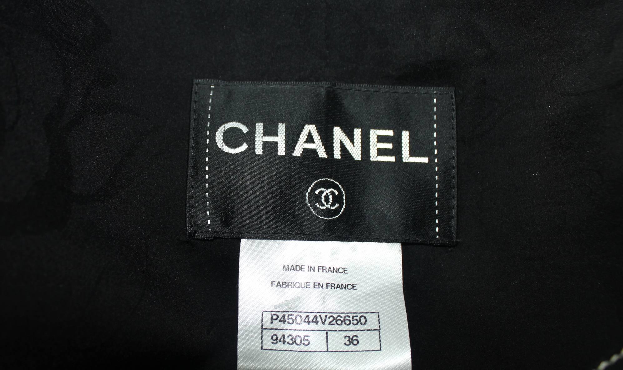 UNWORN Schwarzer Chanel Blazer mit schwarzen Pailletten 