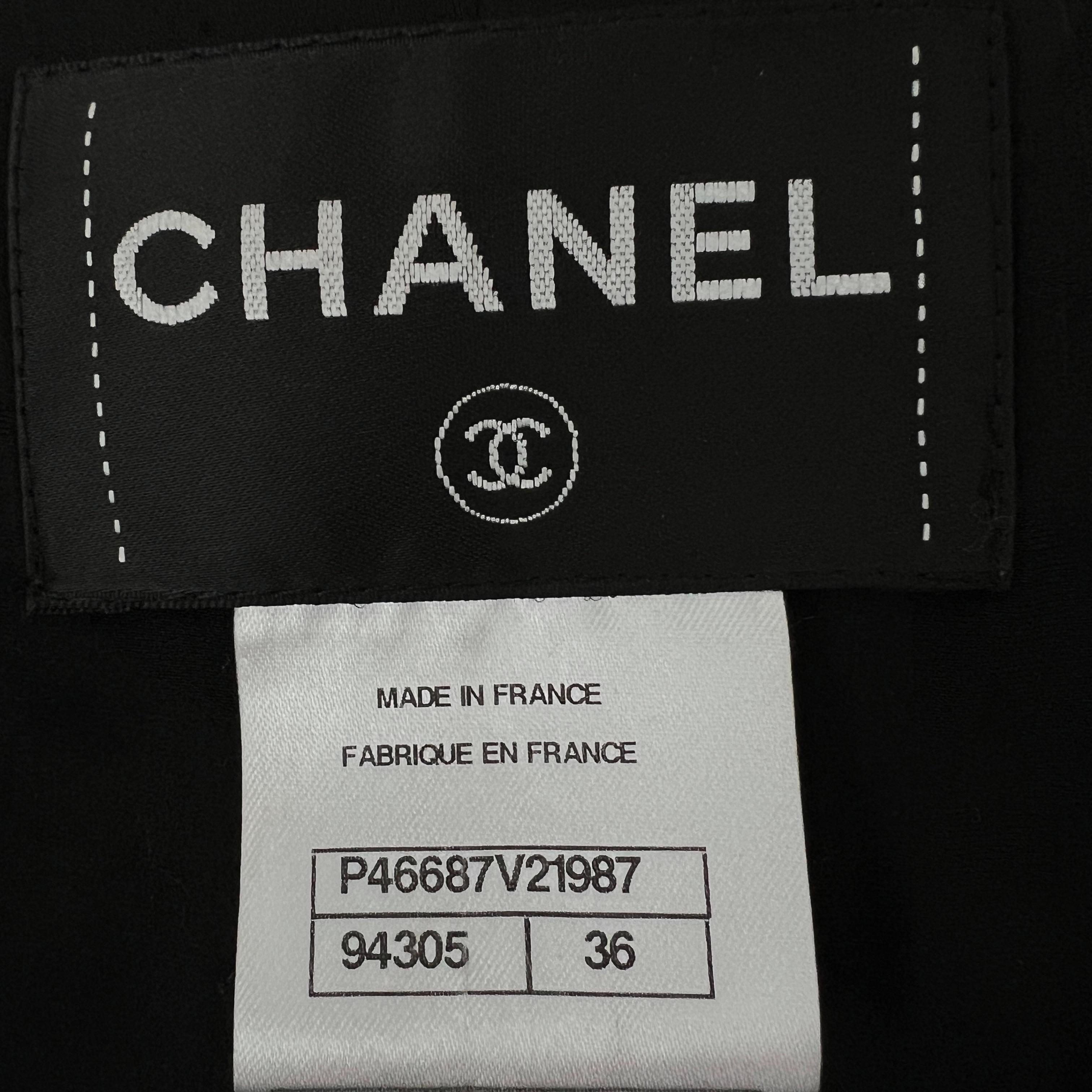 Chanel Little Black Tweed Jacket  3