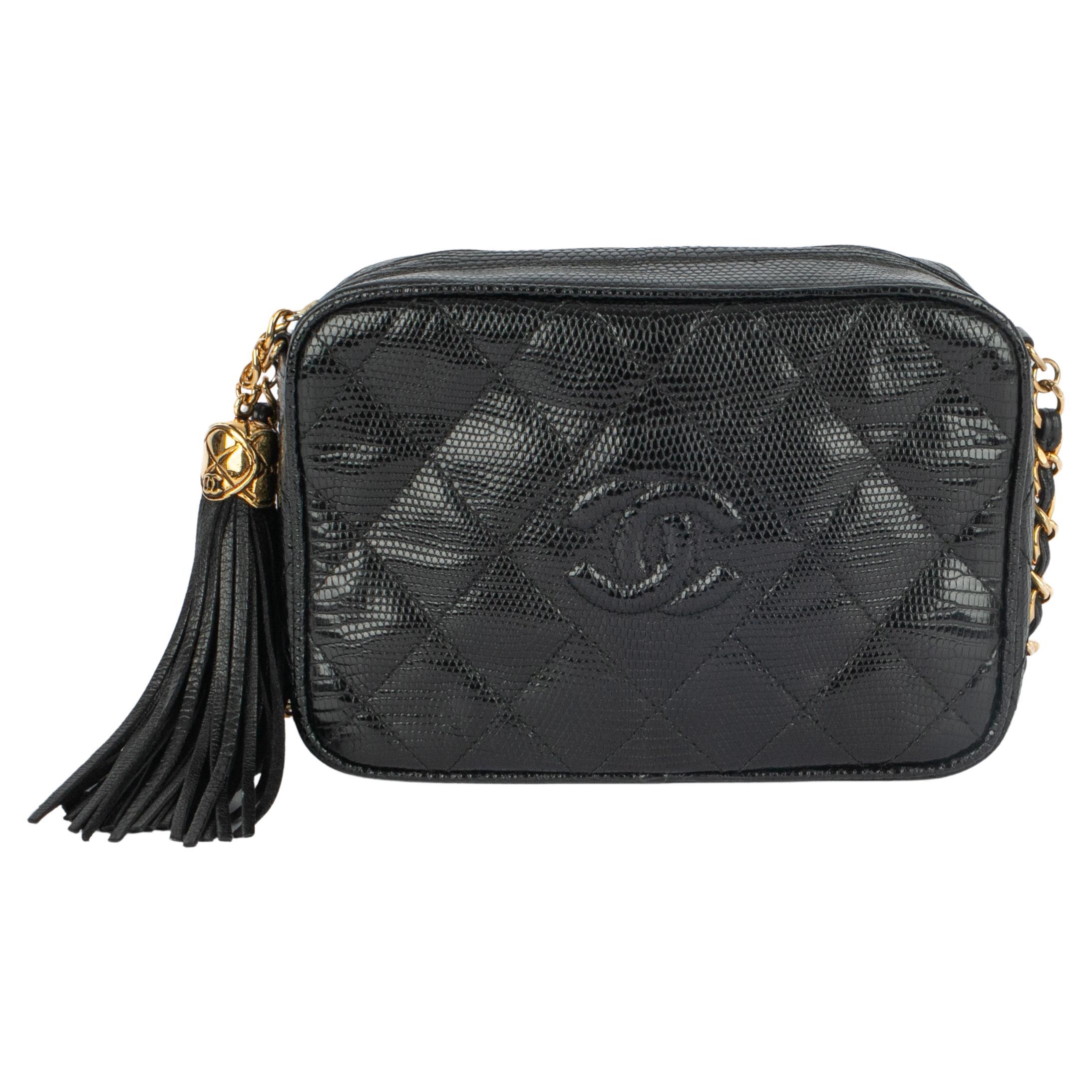 Bolso lagarto Chanel 1990 en venta