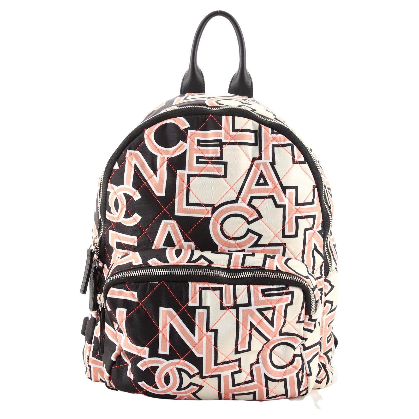 Chanel Beige Linen Quilted Backpack at 1stDibs denim chanel backpack, chanel backpack beige