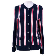 Chanel Logo Buttons Cashmere Cardigan 38 FR