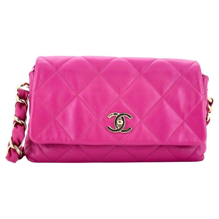 Chanel Black And Pink Purse - 56 For Sale on 1stDibs