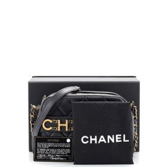 Chanel Logo Enchained Camera Case Calfskin matelassé