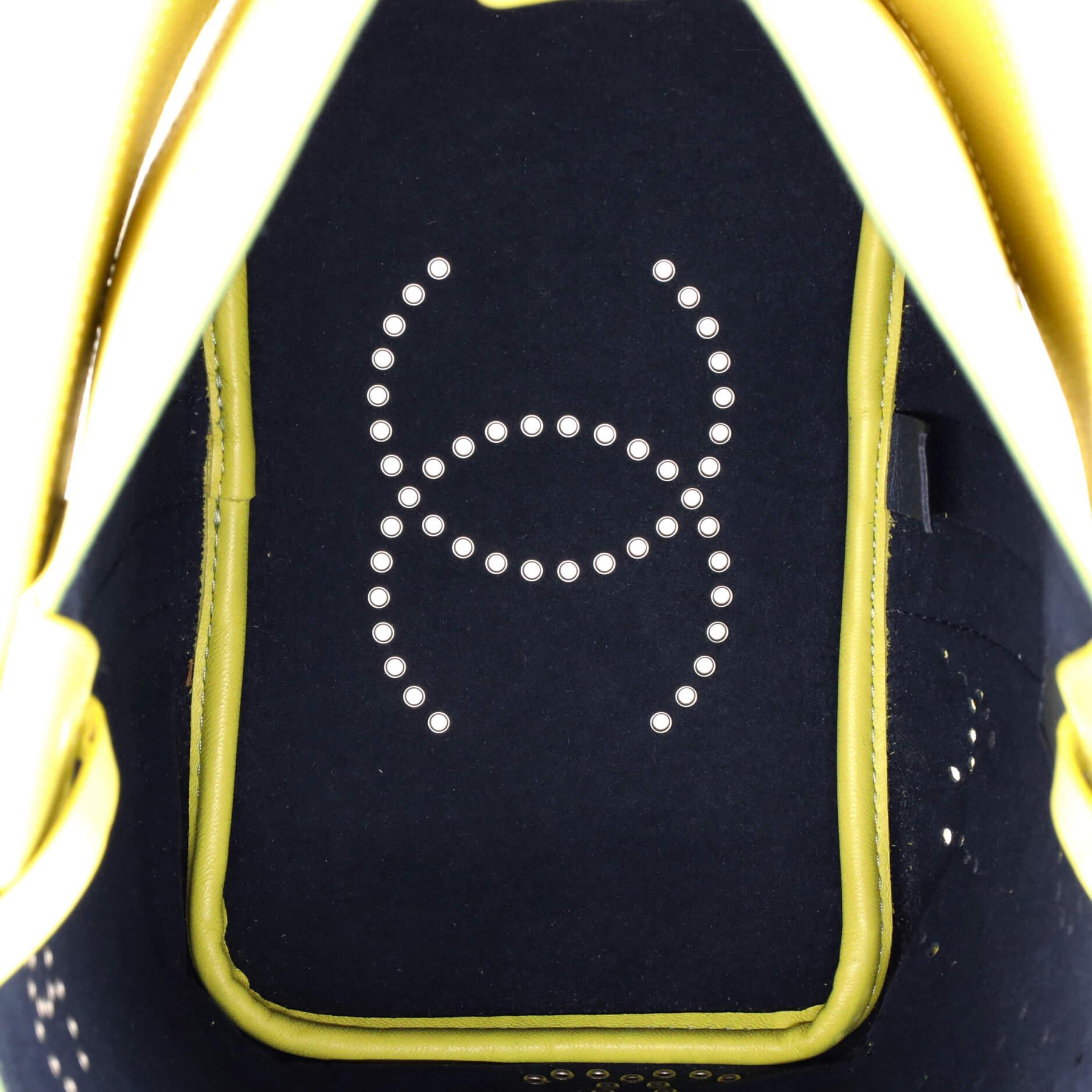 Chanel Logo Eyelets Bucket Bag Perforated Calfskin Small For Sale 2