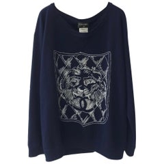 Chanel Logo Lion Cashmere Sweater